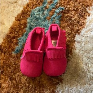 Dark pink never worn infant size 0-3 month soft